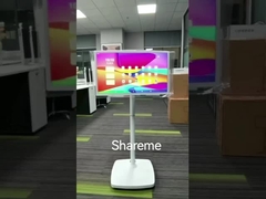 ポータブル27インチタッチスクリーンモニター 旋回可能なAndroidセルフサービスキオスク