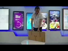 デュアルスクリーンエレベーター広告ディスプレイ LCD cネットワーク 18.5 と 10.1 インチ