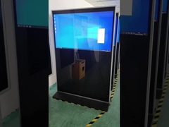 86インチ フロアスタンドフルスクリーン LCD広告ディスプレイ 4k解像度