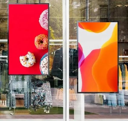 16:9 高明度の広告ディスプレイ