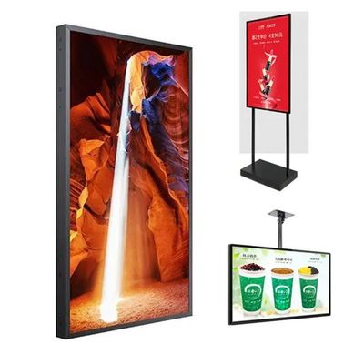 55 インチ 16:9 高明るさ ビデオ プレーヤー 広告 LCD 画面 ショップ 窓