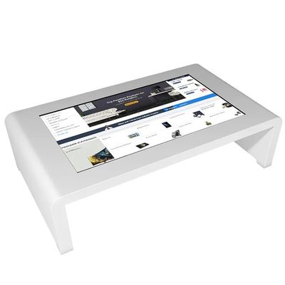 スマートインタラクティブなタッチスクリーンテーブル Android Windows OS LCDコーヒーテーブル