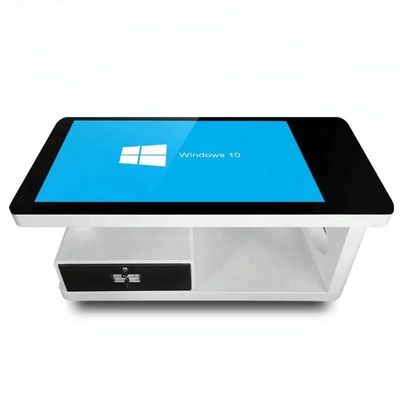 43インチ Windows 10 インタラクティブなタッチスクリーンテーブル アルミ合金フレームとビジネスと教育