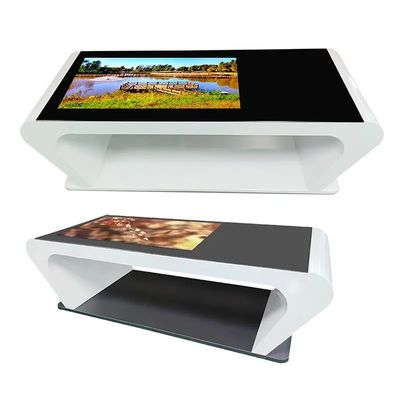 インタラクティブなタッチスクリーン 無線充電のコーヒーテーブル 容量タッチスクリーン Android OS
