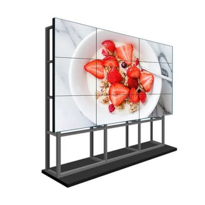 4K解像度と狭額縁ディスプレイを備えた55インチLCDスプライシングウォール（ビデオウォール用途）