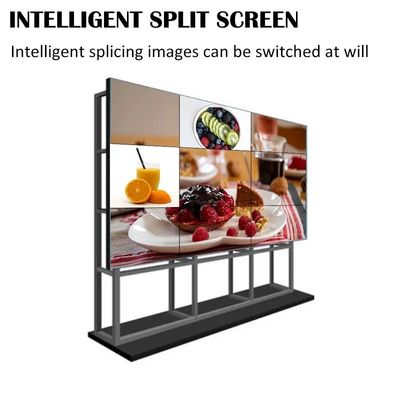 55インチ LCD スプリットスクリーンモニター 4K 解像度 スプリッシング ビデオ壁