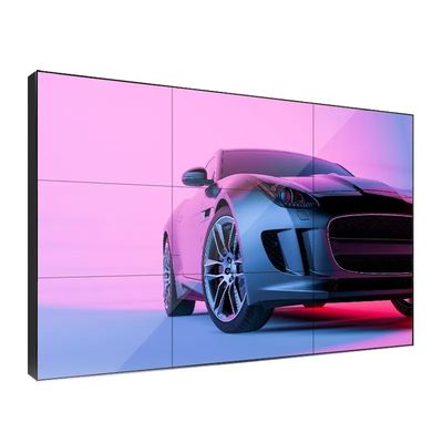 室内ビデオウォール広告用0.88mm狭いベゼル付き49インチ高明るさLCDスプリッシングスクリーン
