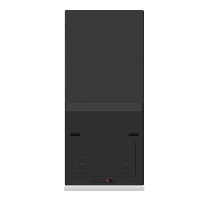 高輝度LCD広告フロアスタンディングキオスク付き65インチタッチスクリーンデジタルサイネージディスプレイ