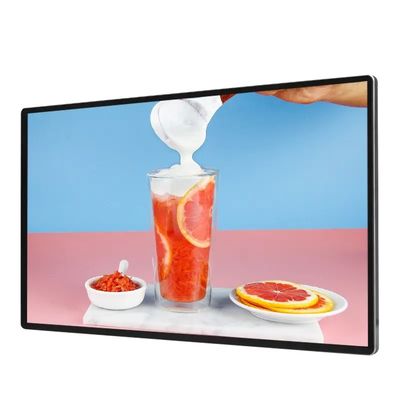 98インチ 壁掛け広告ディスプレイ アンドロイド LCD デジタルサイネージ IP55 IP65