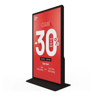 デジタルスタンドアローン広告ディスプレイ 4K LCD 100インチタッチスクリーンモニター