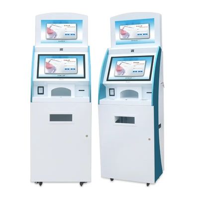 22インチ フリー スタンディング タッチスクリーン キオスク 自営業決済用の容量タッチ付き