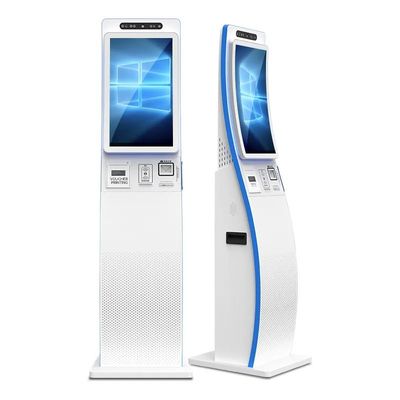 ODM カーブされた表面タッチスクリーン 自営業キオスク 23.6インチ QRコードスキャナー