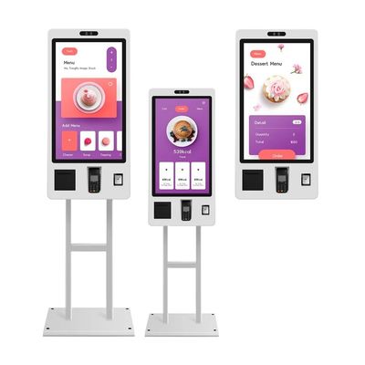 セルフサービス タッチスクリーン 注文キオスク 21.5 インチ 24 インチ 27 インチ 壁掛け
