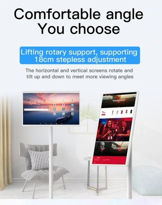 Android OS スマート デジタル キオスク タッチスクリーン 無線移動 バッテリー内蔵 32 インチ