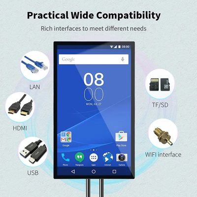 工業用容量タッチスクリーンモニター ディスプレイ LED LCD 高明るさ 43 インチ