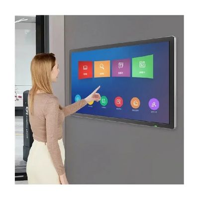 50 インチ 壁掛け 赤外線タッチスクリーンモニター PC 超狭い端 HDMI ポート