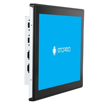 組み込みインダストリアルタッチスクリーンモニター 17 インチ オールインワン PC アンドロイド パネル ROHS
