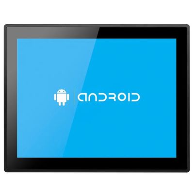 組み込みインダストリアルタッチスクリーンモニター 17 インチ オールインワン PC アンドロイド パネル ROHS