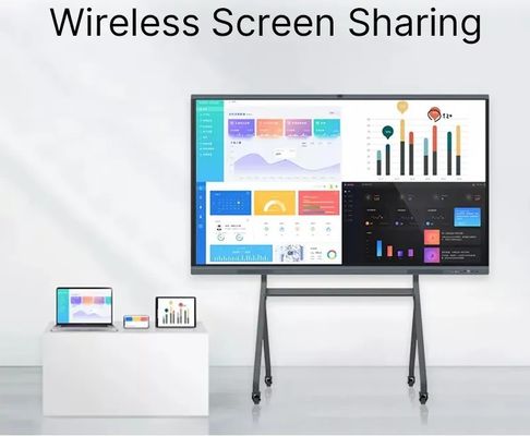 会議室向けビデオ会議機能付き 85インチ 4K 超高精細デジタルインタラクティブホワイトボード