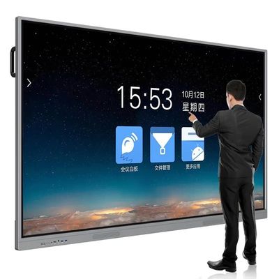 100インチ フルHD マルチタッチ デジタルインタラクティブホワイトボード スマートフラットパネルタッチスクリーンモニター
