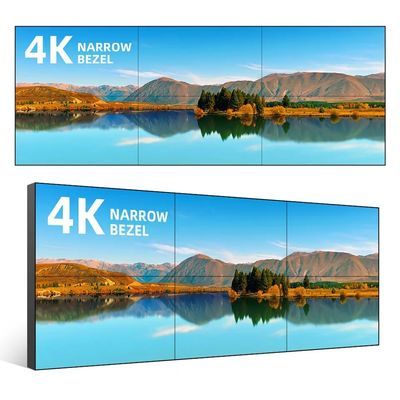 55インチLCDスプライシングウォール、500cd/m2輝度、1920*1080解像度タッチスクリーンビデオウォールディスプレイ