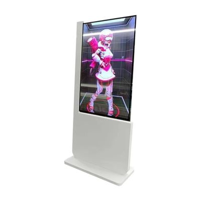 DC 12V 55 インチ 透明タッチスクリーン 床 スタンド オールインワンモニター