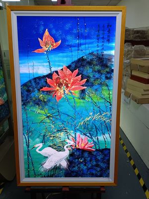 55インチ4K解像度LCD広告ディスプレイ