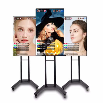 ライブ放送 LCD広告ディスプレイ HDMI/VGA/インプット 無線共有ディスプレイ