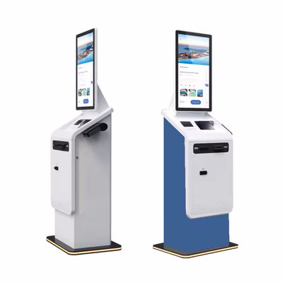 インタラクティブなセルフサービスキオスク クレジットカードとモバイル決済顔認識