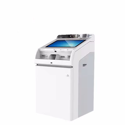 触覚画面モニターとキャッシュアセッパータを搭載した高度なインテルコアセルフチェックインキオスク