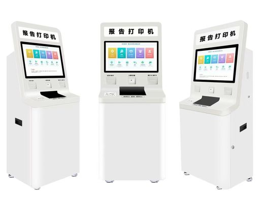 保守費の低いパスポートリーダー 自営業キオスク ソフトウェアと金属タッチスクリーン