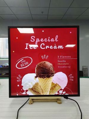 33.2インチ金属LCD広告ディスプレイ,デジタルサイネージ用1:1の画面比