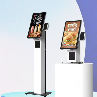 32インチLCDディスプレイ レストラン用の領収書プリンターとメニューのカスタマイズ