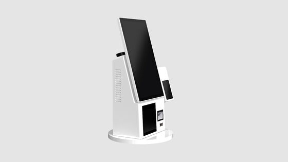 NFC決済と180°回転スクリーンを備えた、多用途なコンパクト軽量セルフオーダーキオスク