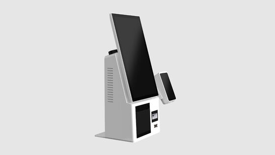 NFC決済と180°回転スクリーンを備えた、多用途なコンパクト軽量セルフオーダーキオスク