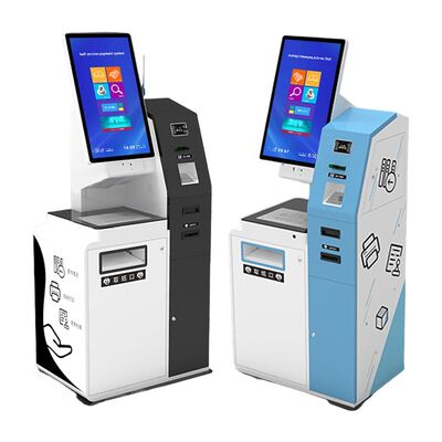 Self Service Kiosk with Capacitive Touch 10 Point Screen Custom Color and Floor Standing Wall Mounting Counter Top Installation