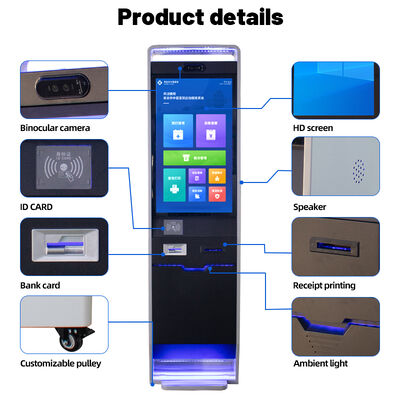 Self Checkin Kiosk with 1920X1080 Resolution Capacitive Touch 10 Point Screen and Intel Core I5 Processor