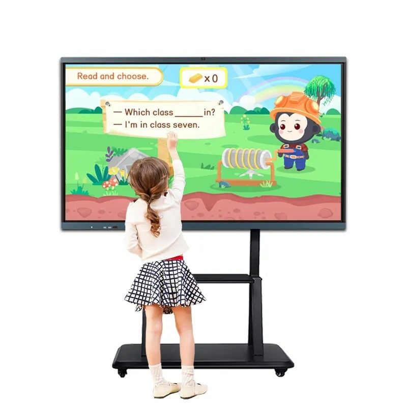 86インチ4K解像度 インタラクティブホワイトボード 20点赤外線タッチ スマート黒板 教用