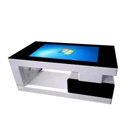 43インチ Windows 10 インタラクティブなタッチスクリーンテーブル アルミ合金フレームとビジネスと教育