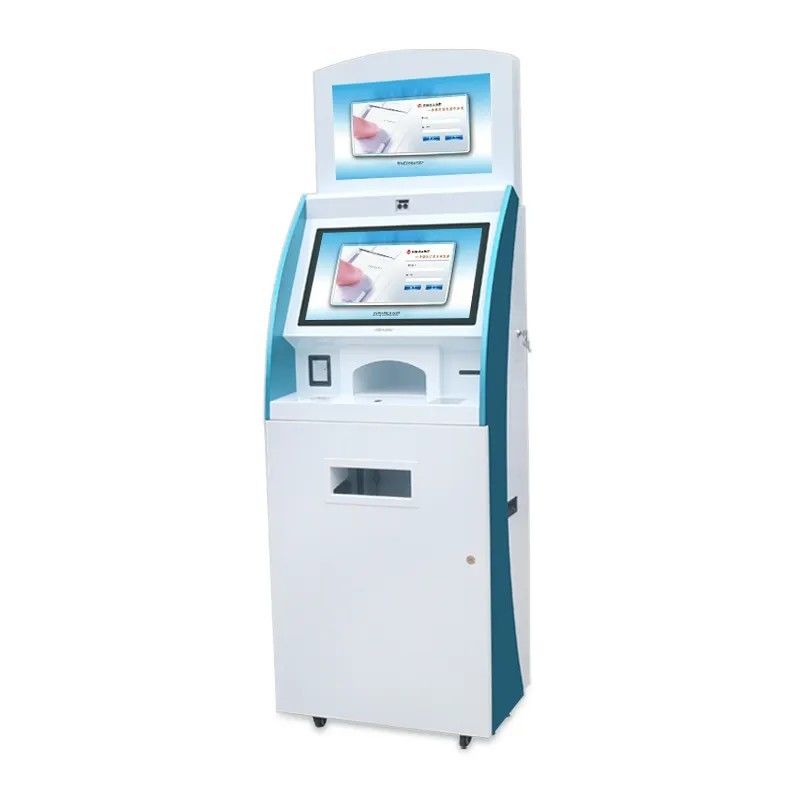 22インチ フリー スタンディング タッチスクリーン キオスク 自営業決済用の容量タッチ付き