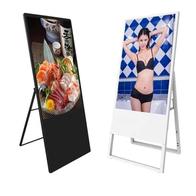 ショップ ポータブル フロア 立立体LCD 広告プレーヤー 43 インチ 展示用