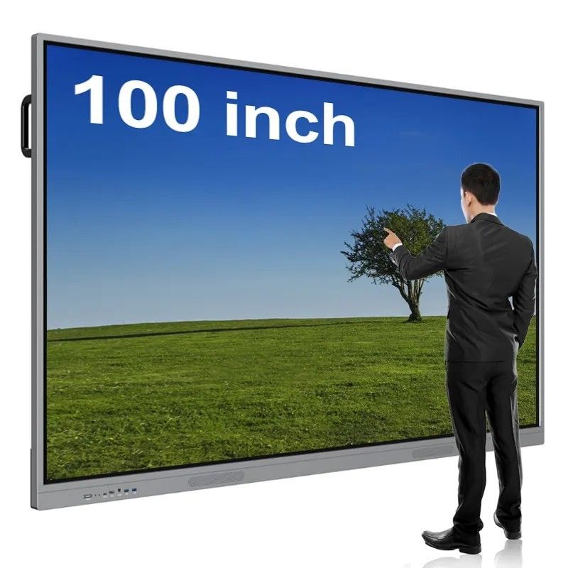 100インチ フルHD マルチタッチ デジタルインタラクティブホワイトボード スマートフラットパネルタッチスクリーンモニター