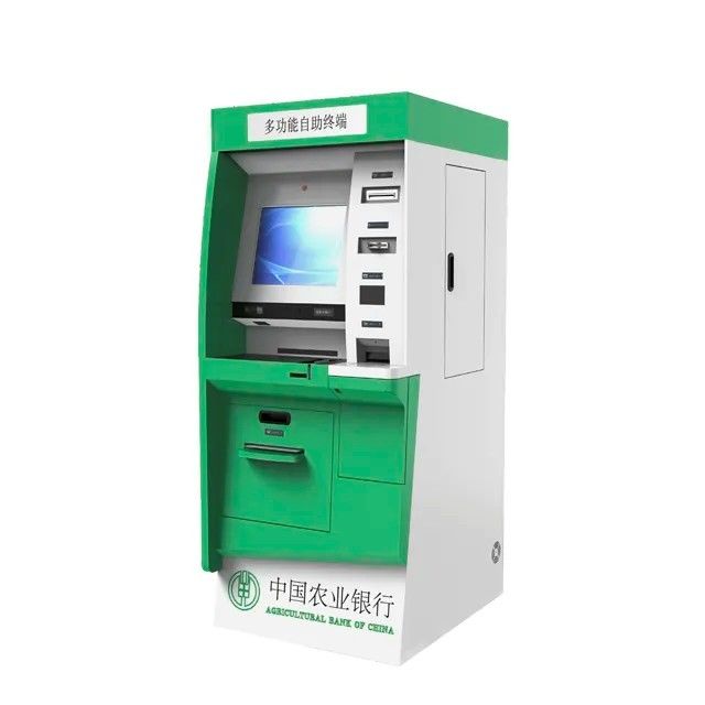 カード発行と現金受領器を備えたタッチスクリーン自動注文キオスク